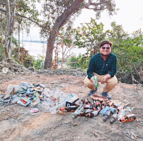 Plogging at Burla Sambalpur