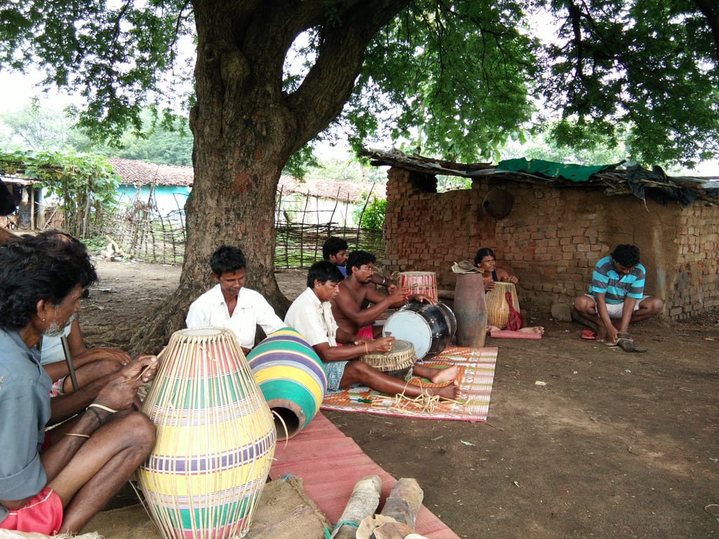 tribal musicians