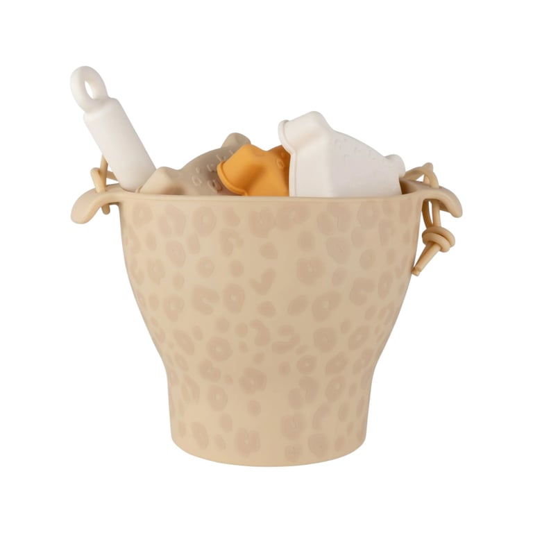 Swim Essentials Beach Bucket Set Leopard - Montessori Product