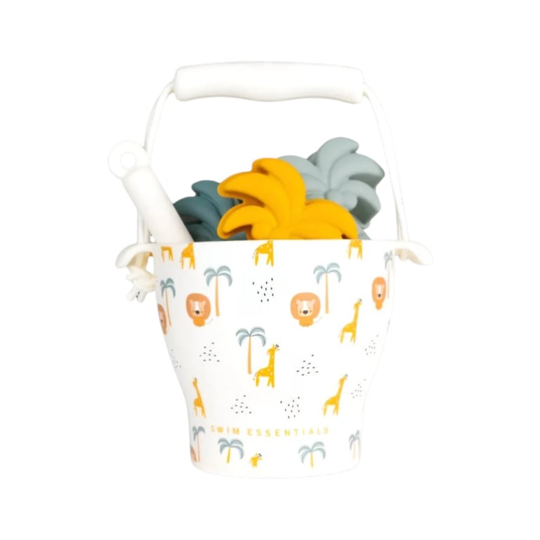 Swim Essentials Beach Bucket Set Jungle - Montessori Product