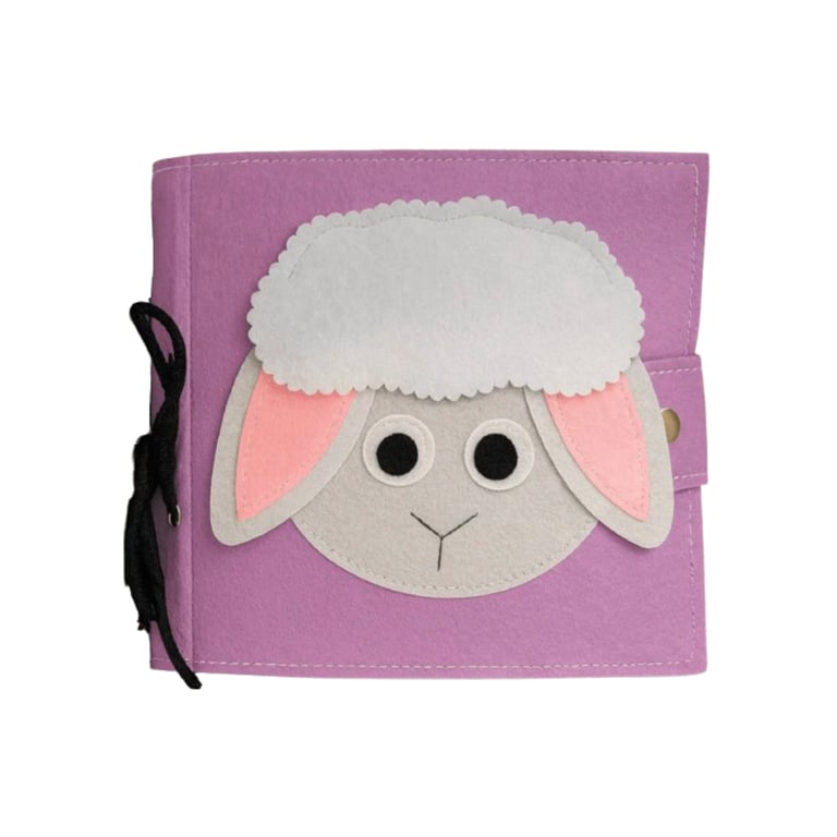 Wondertivity Little Lamb Busy Book 12-Page Edition - Montessori Product
