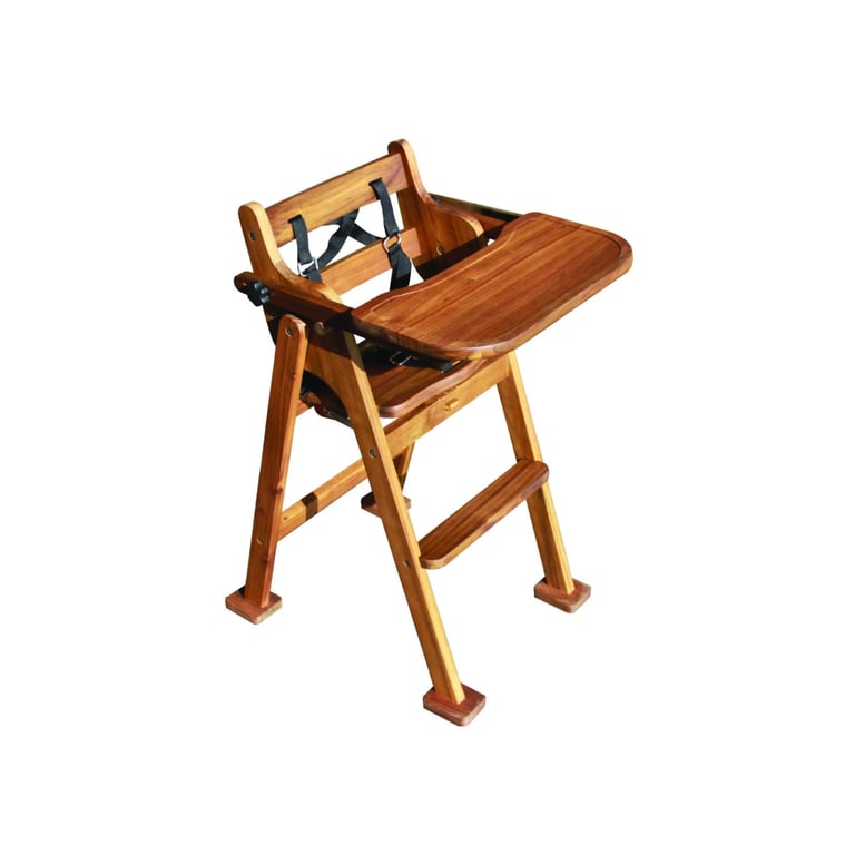 QToys Hardwood Baby High Chair - Montessori Product