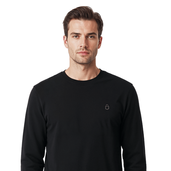 Sudadera Negra Trezor