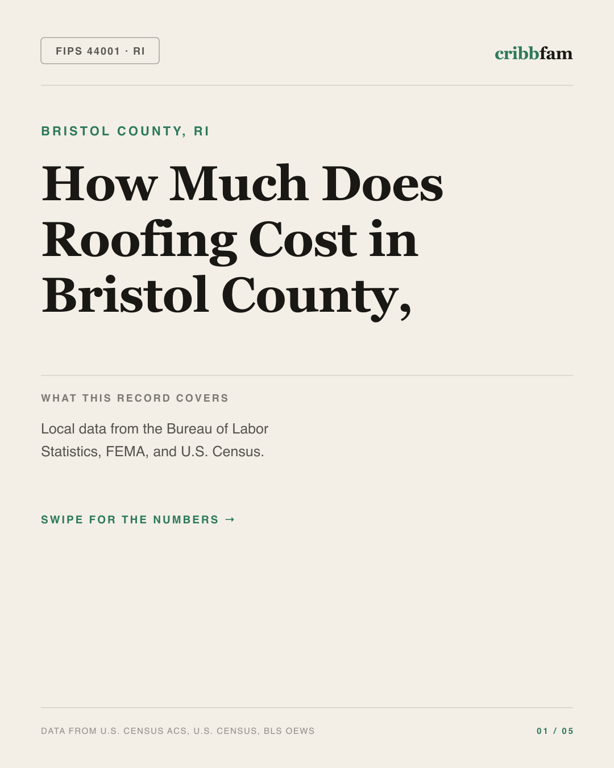 Roofing in Bristol County, RI — regional cost snapshot