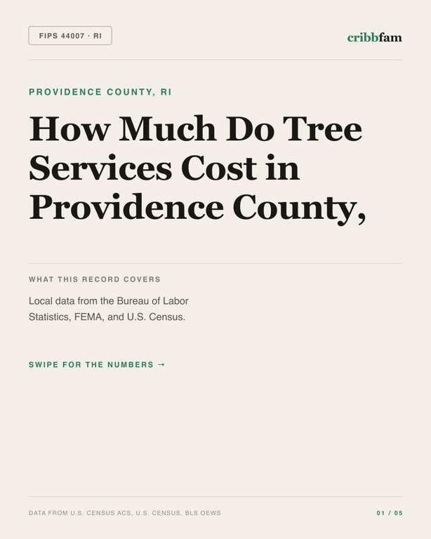 Tree Services in Providence County, RI — regional cost snapshot