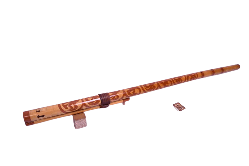 Fujara "A" malá, dĺžka: 75-80cm, vŕtanie: Ø18, zdobenie: Ornamentový lesk 3