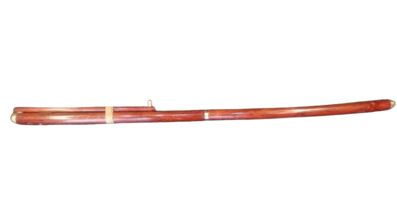 Fujara "H" skladacia, dĺžka: 135-140cm, vŕtanie: Ø26, zdobenie: Orechový lesk 3