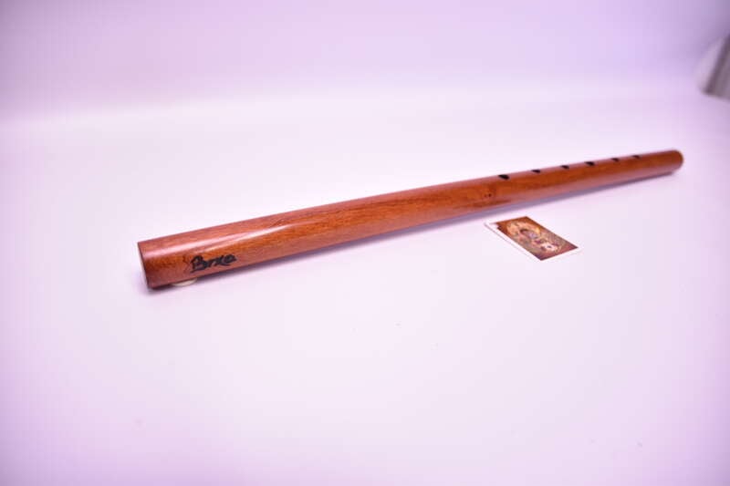 Píšťalka šesťdierková “D” malá, dĺžka: 26-30cm, vŕtanie: Ø12, zdobenie: Orechový lesk 2