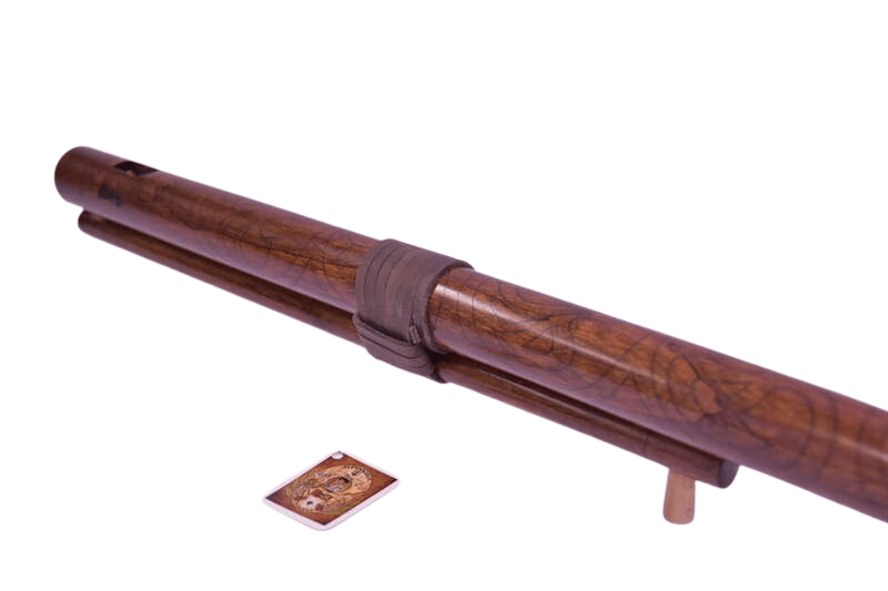 Fujara "H", dĺžka: 135-140cm, vŕtanie: Ø26, zdobenie: Polornamentový lesk 2