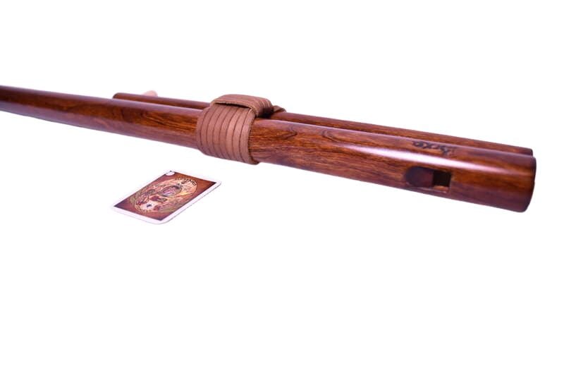 Fujara "A" veľká, dĺžka: 151-156cm, vŕtanie: Ø28, zdobenie: Orechový lesk 5