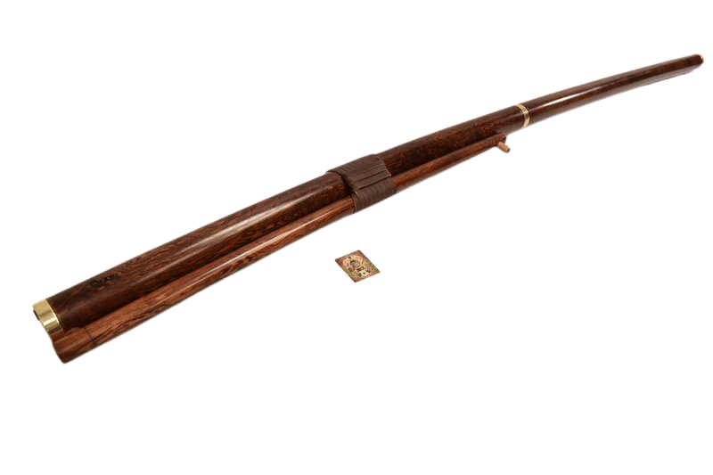 Fujara "A" skladacia, dĺžka: 151-156cm, vŕtanie: Ø28, zdobenie: Polornamentový lesk 3