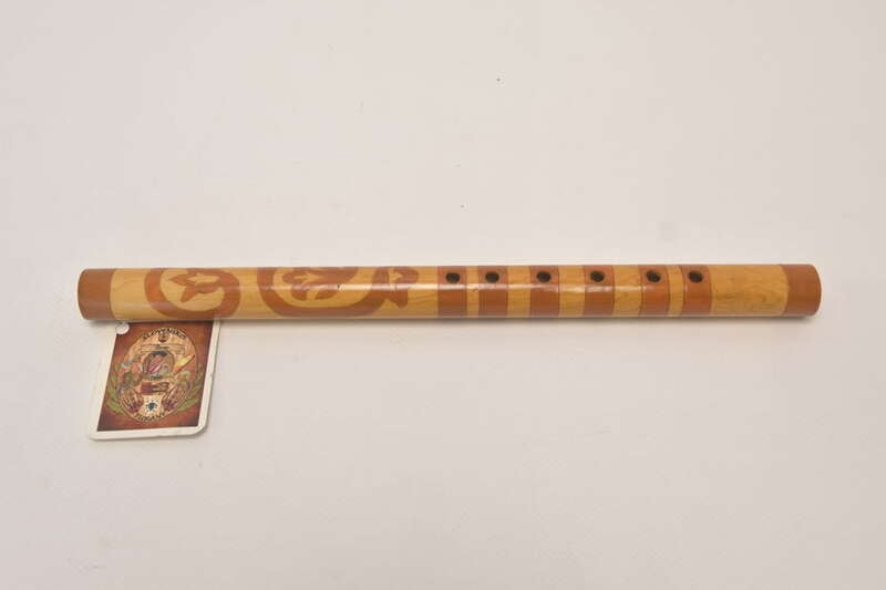 Píšťalka šesťdierková “D” malá, dĺžka: 26-30cm, vŕtanie: Ø12, zdobenie: Ornamentový lesk