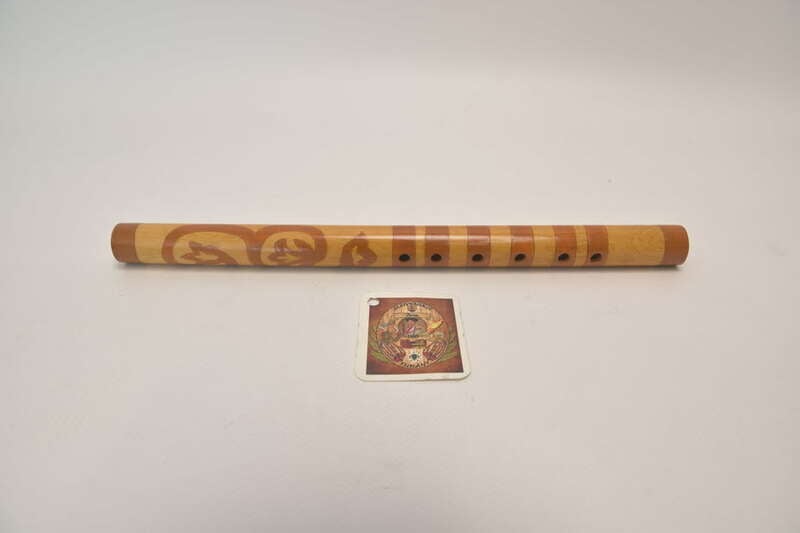 Píšťalka šesťdierková "A", dĺžka: 36-40cm, vŕtanie: Ø13, zdobenie:  Ornamentový lesk 3