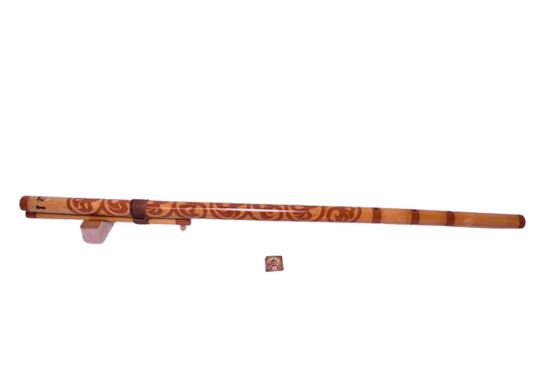 Fujara "F" malá, dĺžka: 93-97cm, vŕtanie: Ø20, zdobenie: Ornamentový lesk