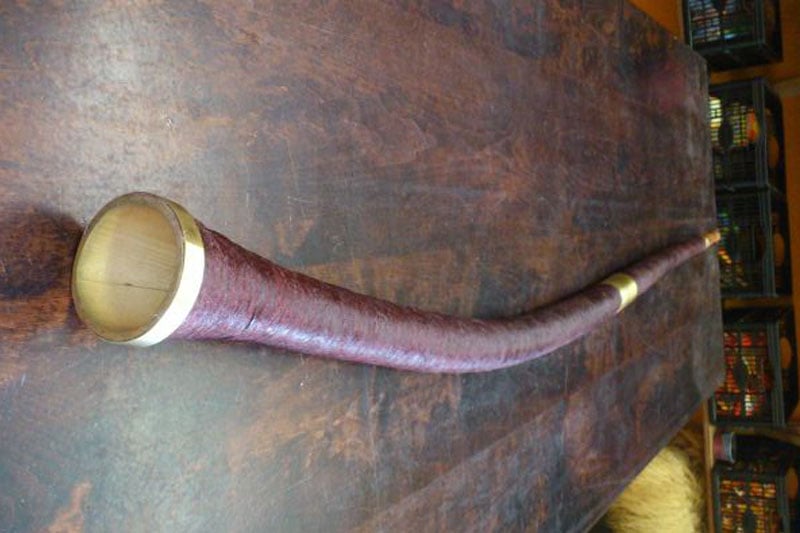Trombita stredná, dĺžka: cca 220cm, počet častí: 2/2 2