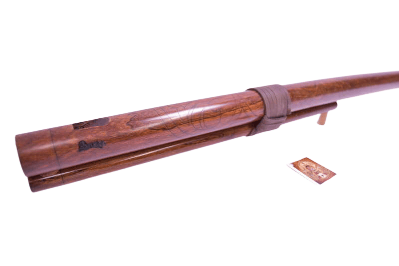 Fujara "H", dĺžka: 135-140cm, vŕtanie: Ø26, zdobenie: Polornamentový lesk 8