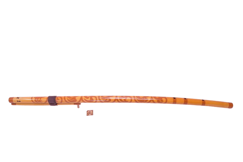 Fujara "H", dĺžka: 135-140cm, vŕtanie: Ø26, zdobenie: Ornamentový lesk