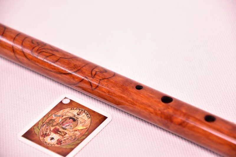 Píšťalka šesťdierková “F”, dĺžka: 46-50cm, vŕtanie: Ø15, zdobenie: Polornamentový lesk 3
