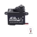 AGFRC A06CLS V2 Micro Digital Servo (Black) — 20T thumbnail 1
