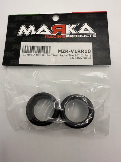 Marka Racing V1 RCP Rubber Rear Radial Tire 05° Soft (1 Pair)