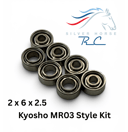 Ceramic Racing Bearing Kit — MR03 / Pan & MR04 thumbnail 3
