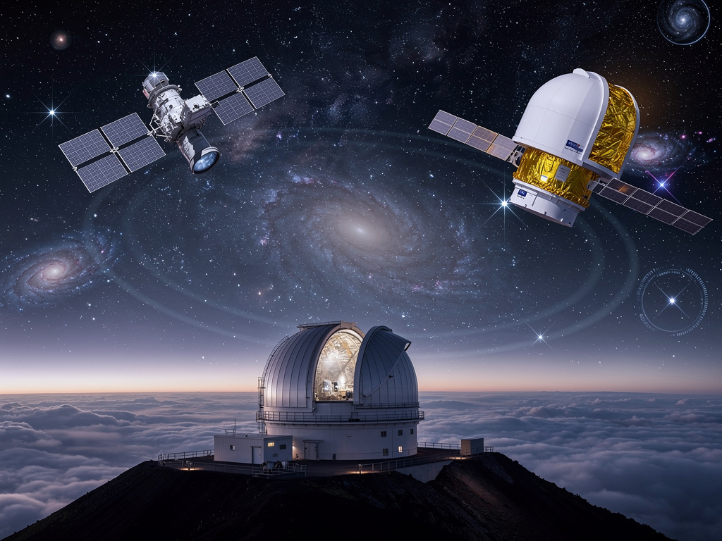 Vizualizace citlivosti Euclidu na struktury s nízkým plošným jasem.