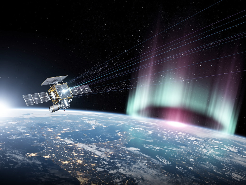 Schéma srážky protonů v detektoru ATLAS