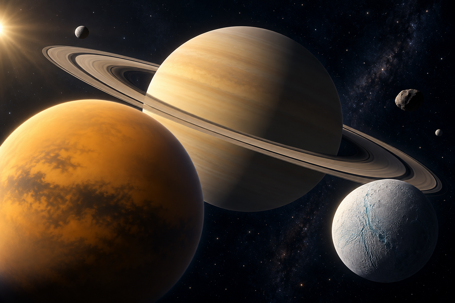 Kolik měsíců má Saturn? Od Titanu po drobné průvodce