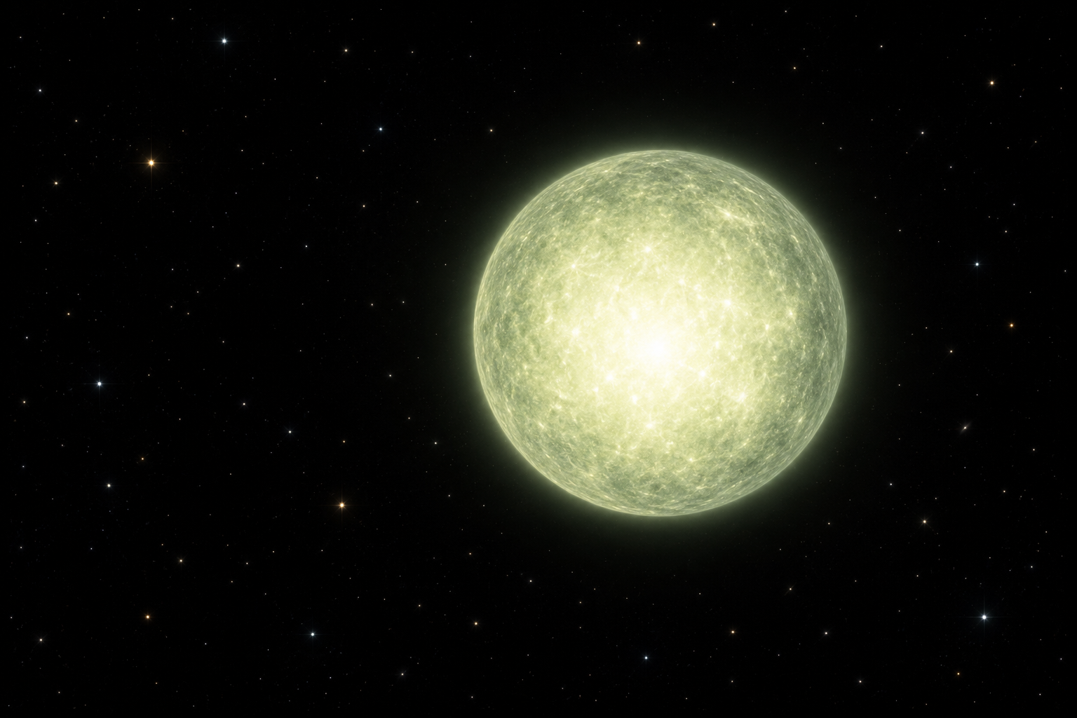 Zelená hvězda existuje. Astronomové vysvětlili neobvyklou barvu bílého trpaslíka