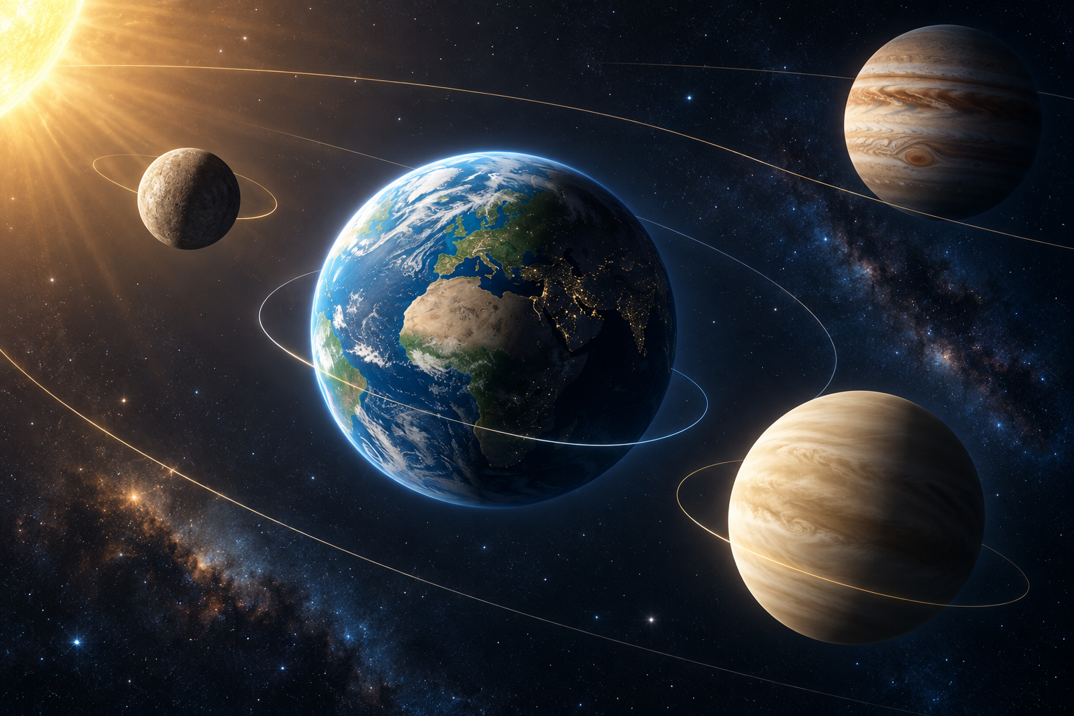 Jak dlouho trvá den a rok na jednotlivých planetách