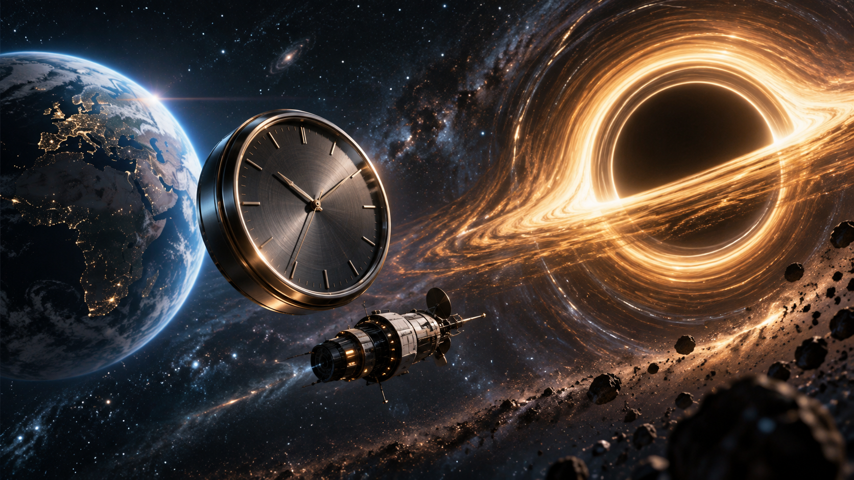 Dilatace času: proč čas plyne jinak v pohybu a gravitaci