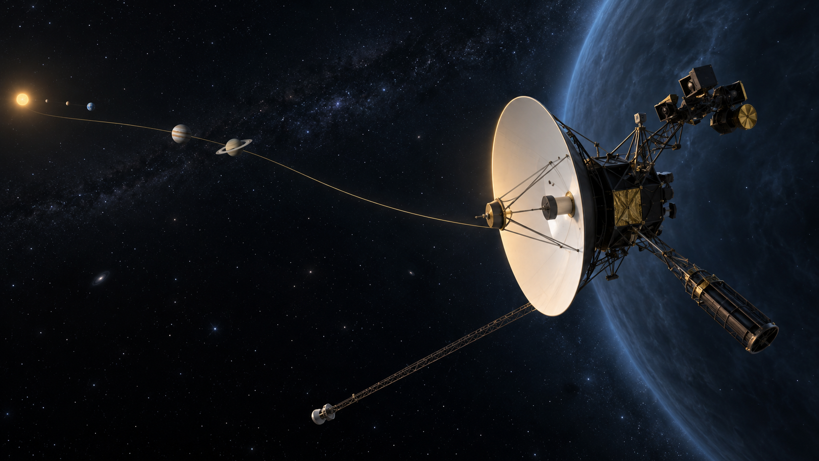 Voyager 1: kde je dnes, jak daleko a rychle letí