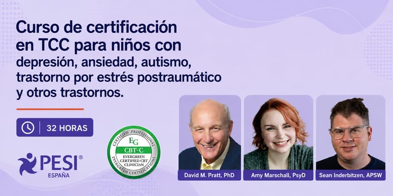 Curso de certificación en TCC para niños con depresión, ansiedad, autismo, trastorno por estrés postraumático y otros trastornos