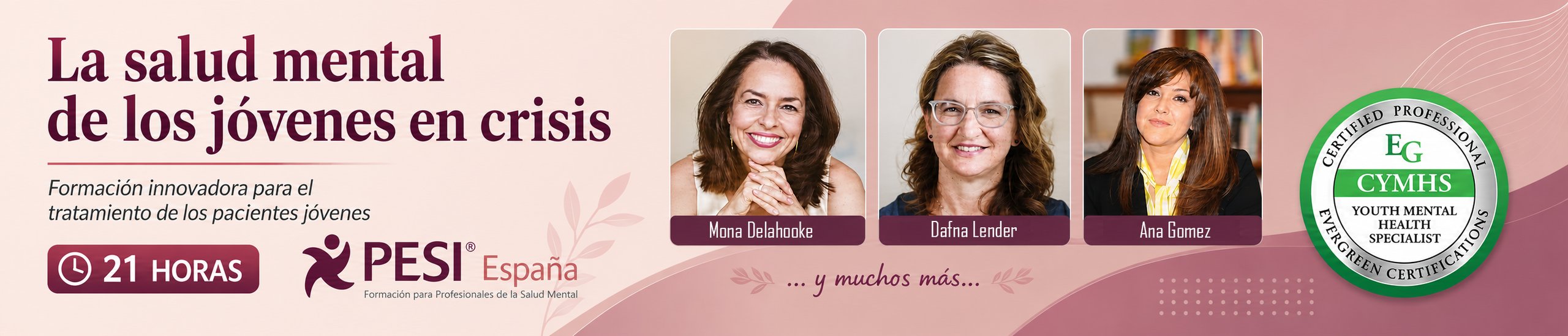 salud mental de los jóvenes en crisis. Formación innovadora certificada para el tratamiento de clientes jóvenes