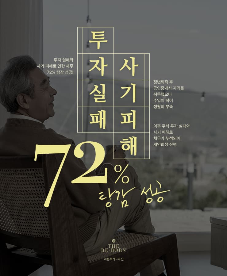 정년퇴직 후 생활비 부족
사기 피해