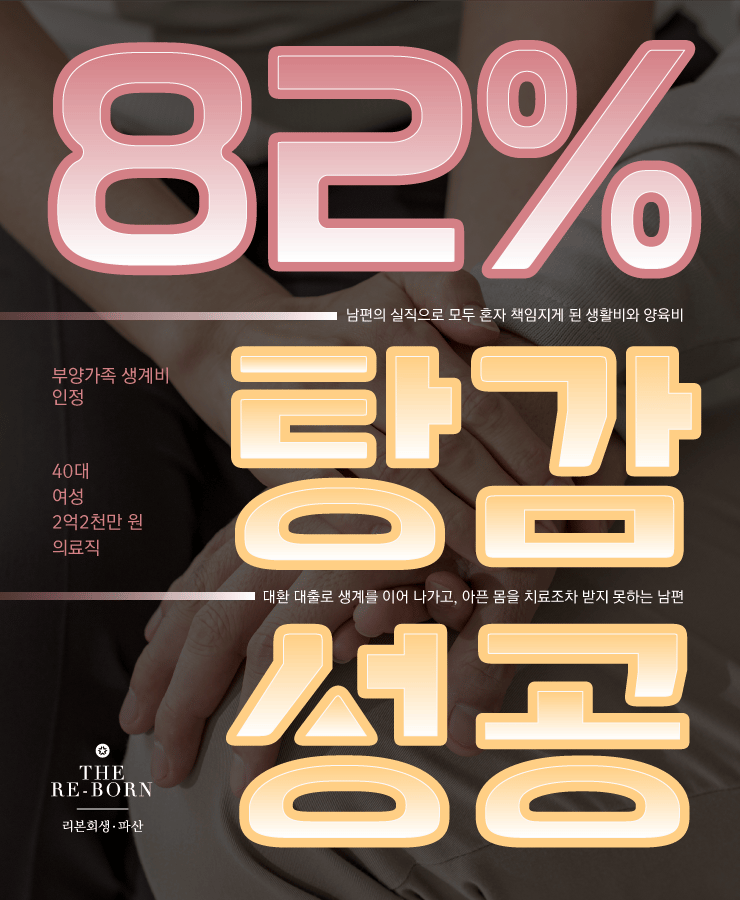 외벌이로 생계유지
대환 대출 채무