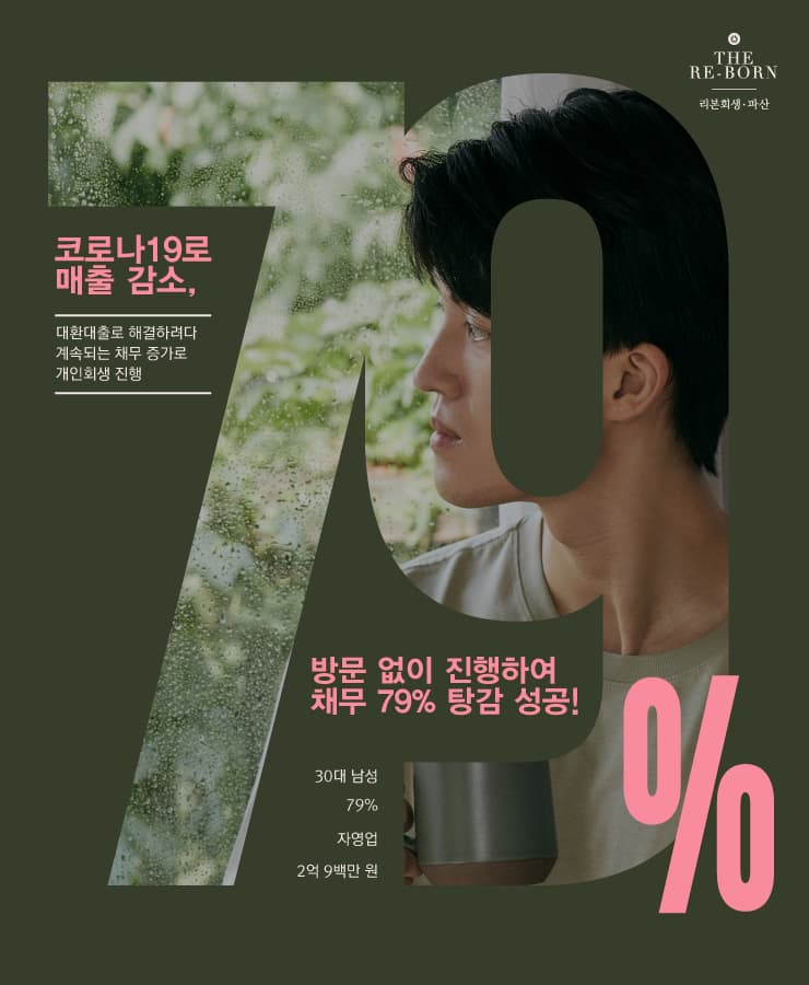 코로나로 매출 감소
사업을 위한 대출