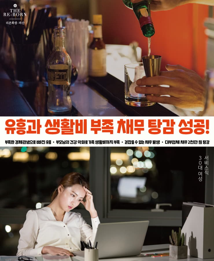 과소비 채무
가족 생활비 지원