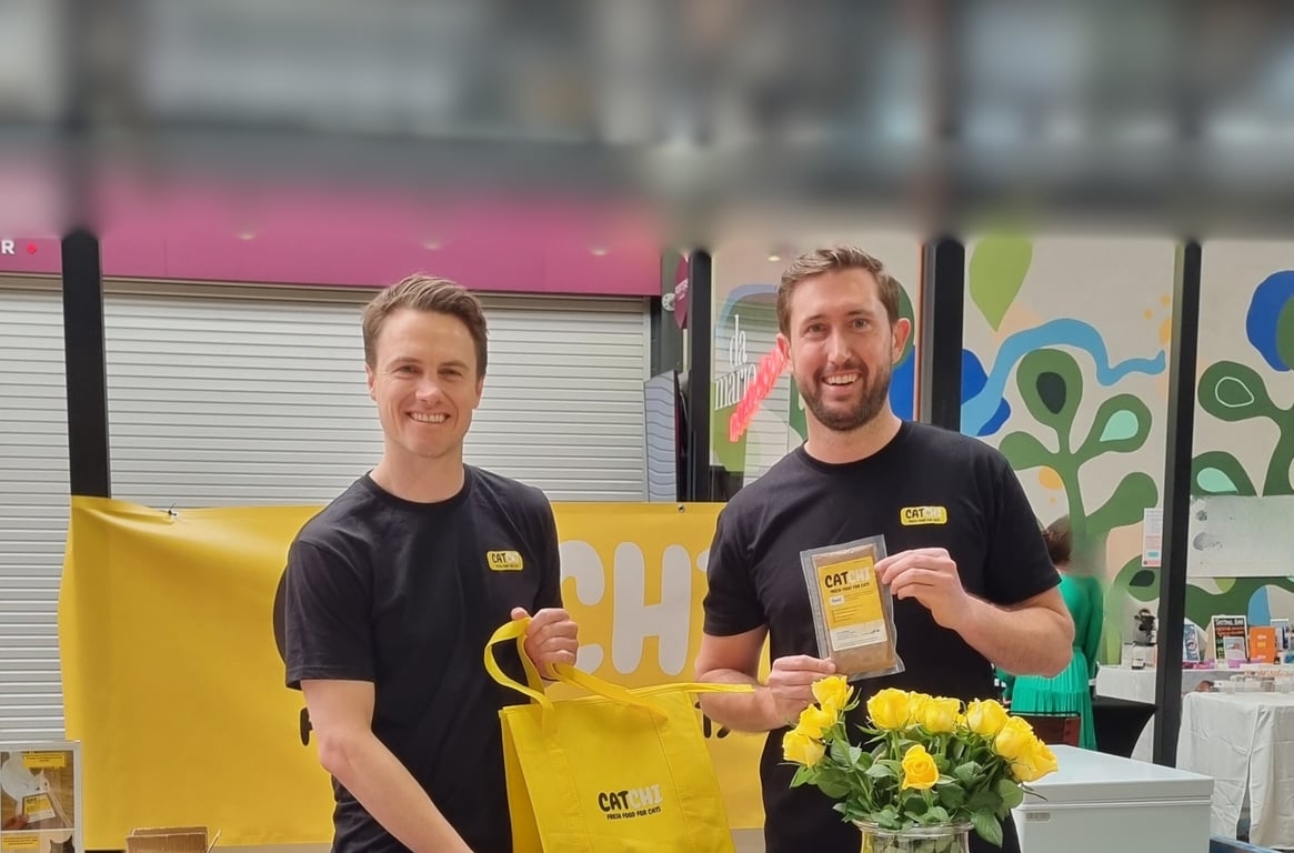 Matt and Huw, CatChi founders
