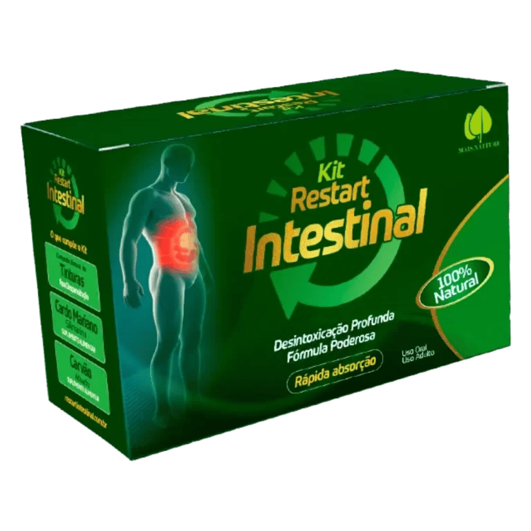 Kit Restart Intestinal – Protocolo Natural de Desparasitação e Detox (45 dias)