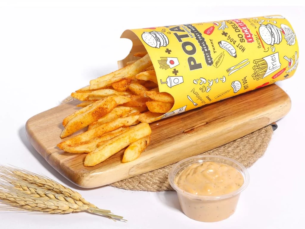 كاسة بطاطا مقليه