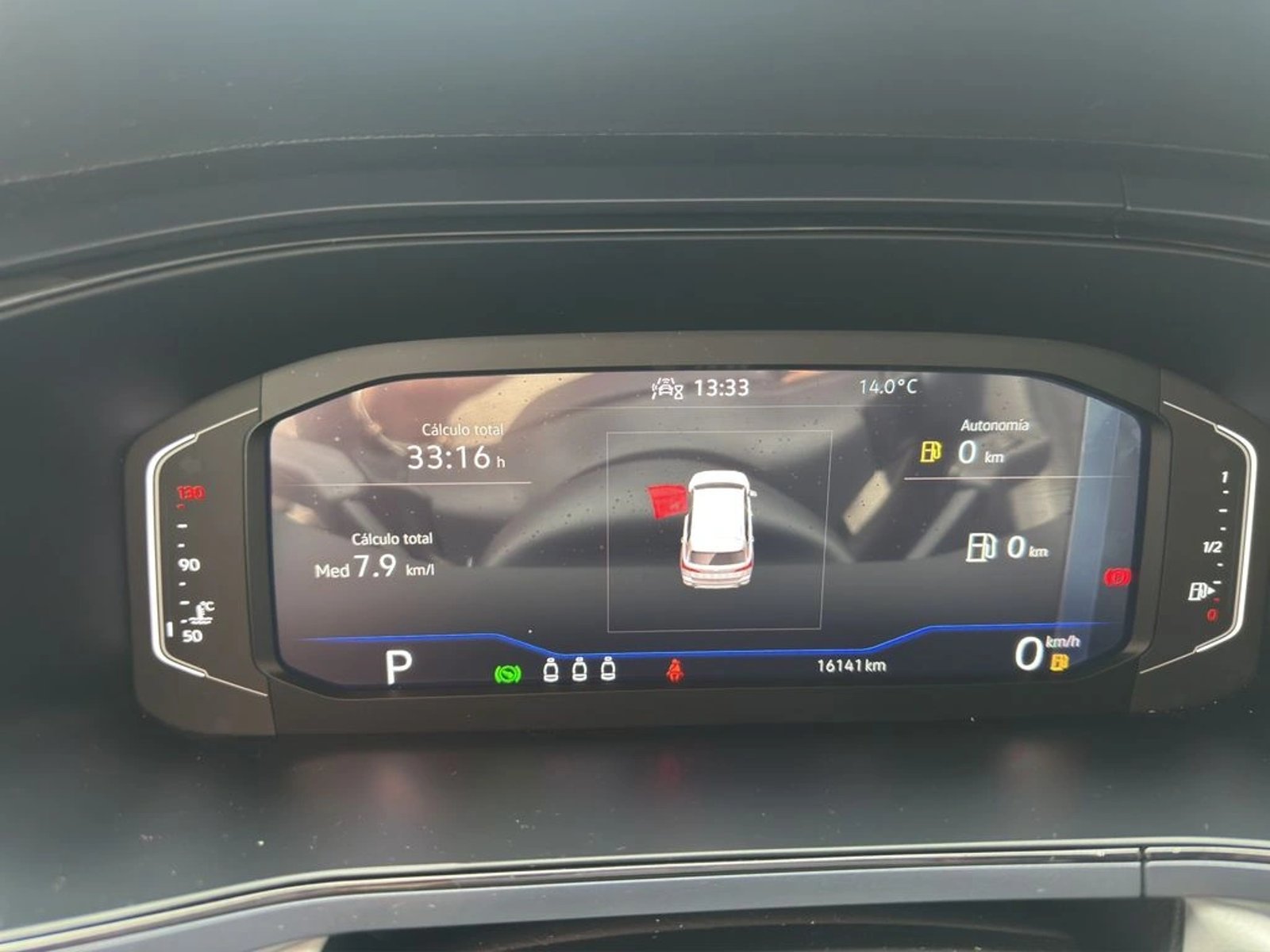 Volkswagen TAOS 1.4 TSI CONFORTLINE 2025 - Imagen 12 de 16