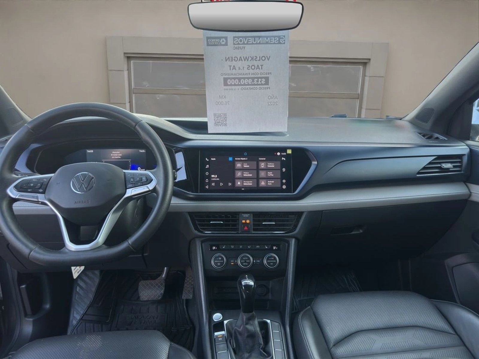 VOLKSWAGEN TAOS 1.4 TSI HERO 4X2 AT 5P 2022 - Imagen 14 de 19