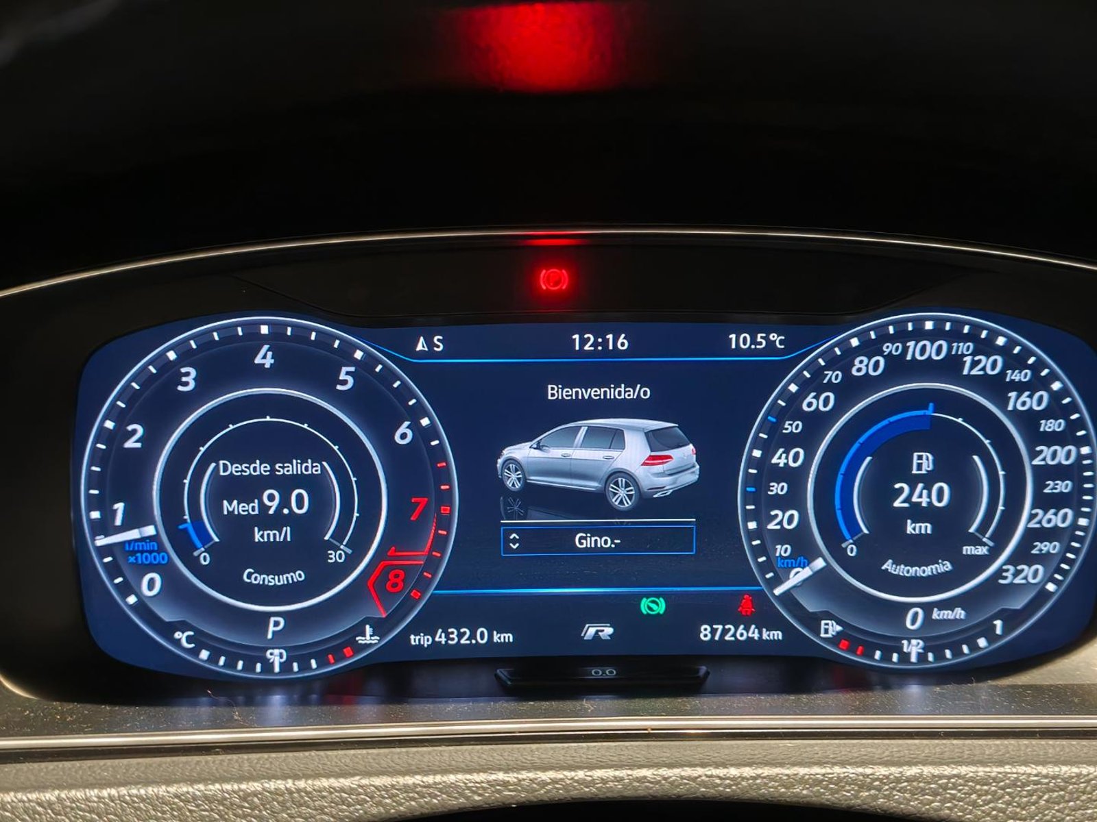 Volkswagen GOLF R 2.0 TSI 4Motion DSG 2018 - Imagen 10 de 16