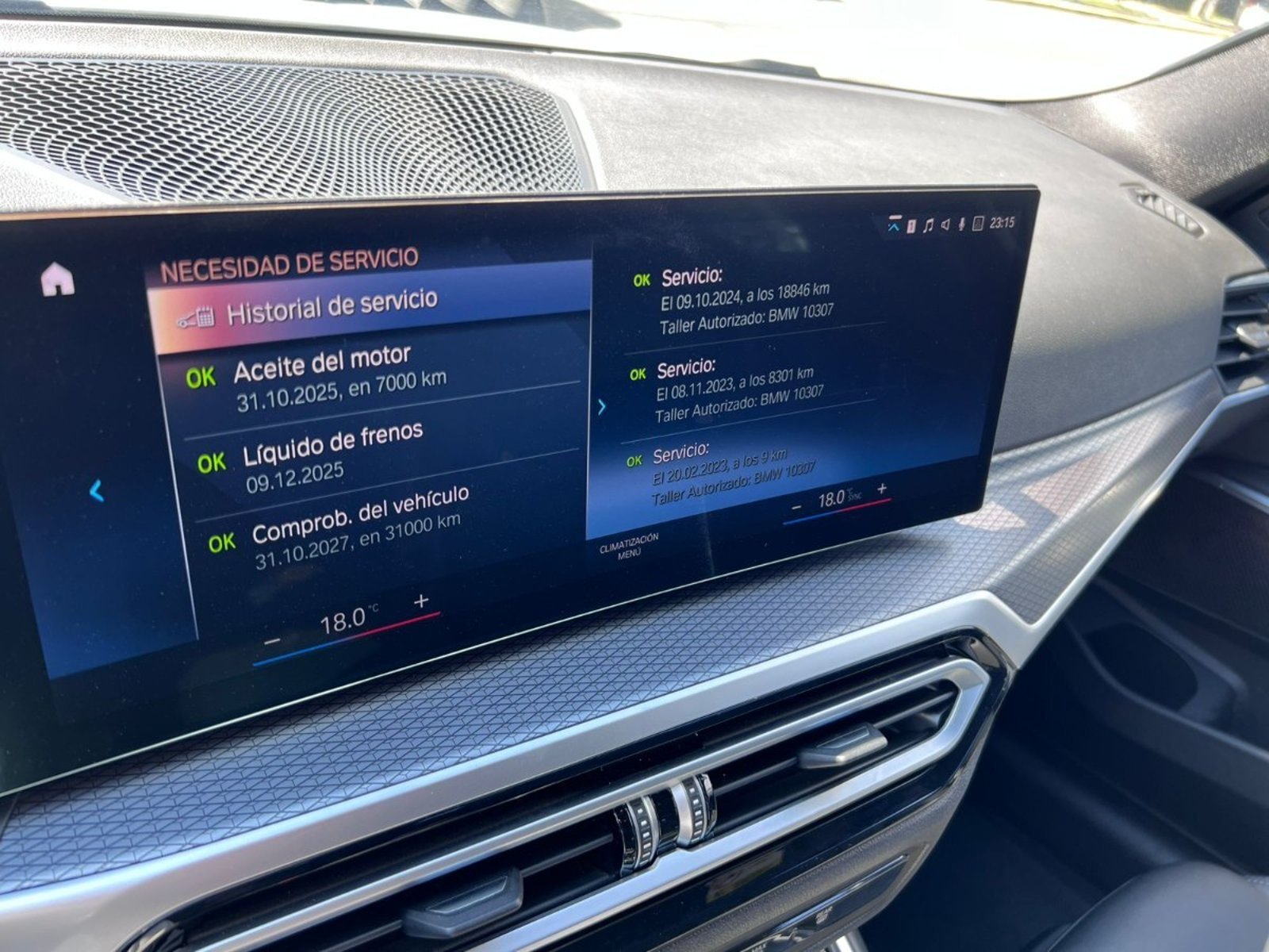BMW 330I M SPORT TOURING 2.0 2023 - Imagen 14 de 20