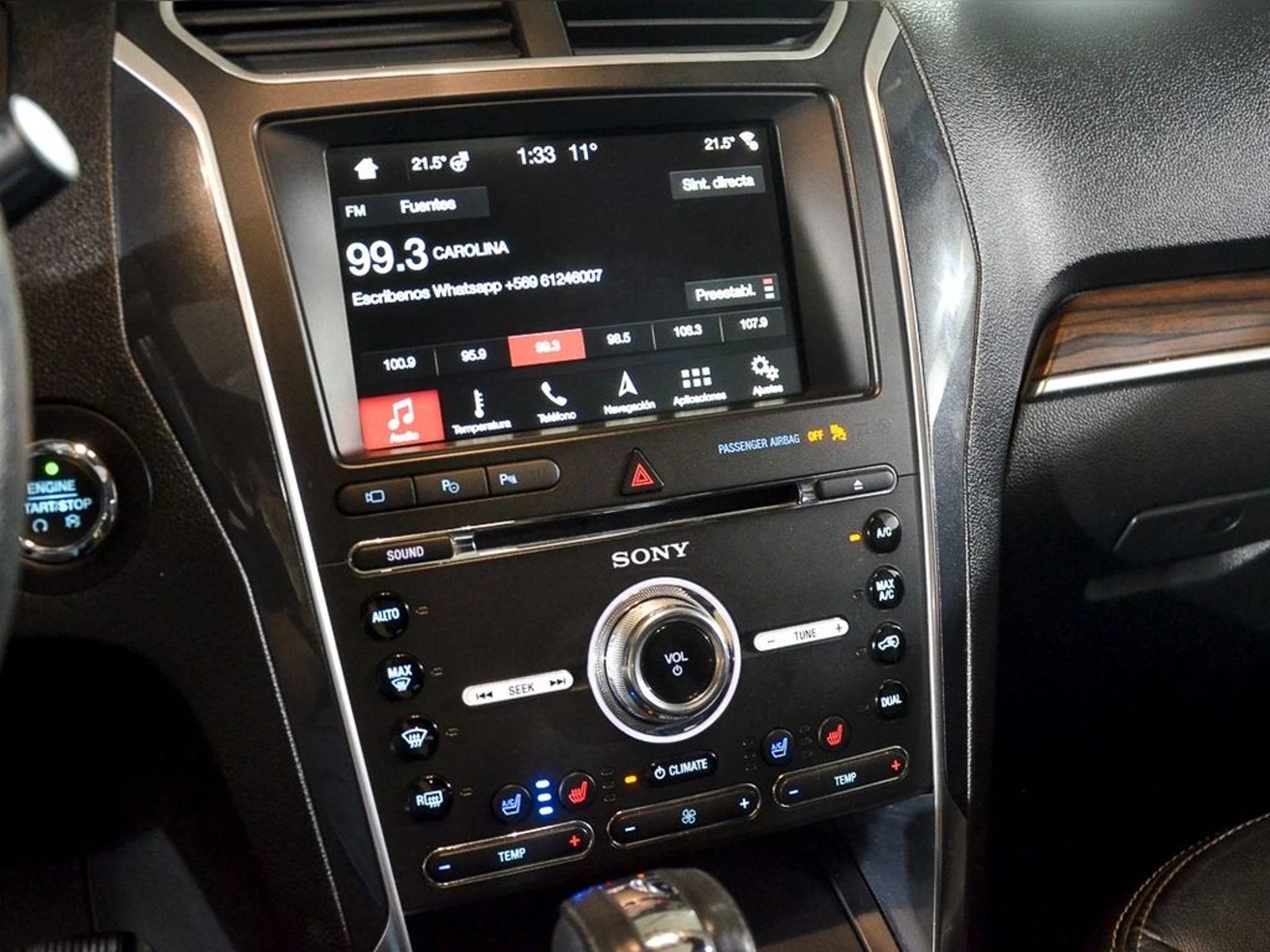 FORD EXPLORER 2.3 ECOBOOST LIMITED 4X4 AT 5P 2018 - Imagen 10 de 14