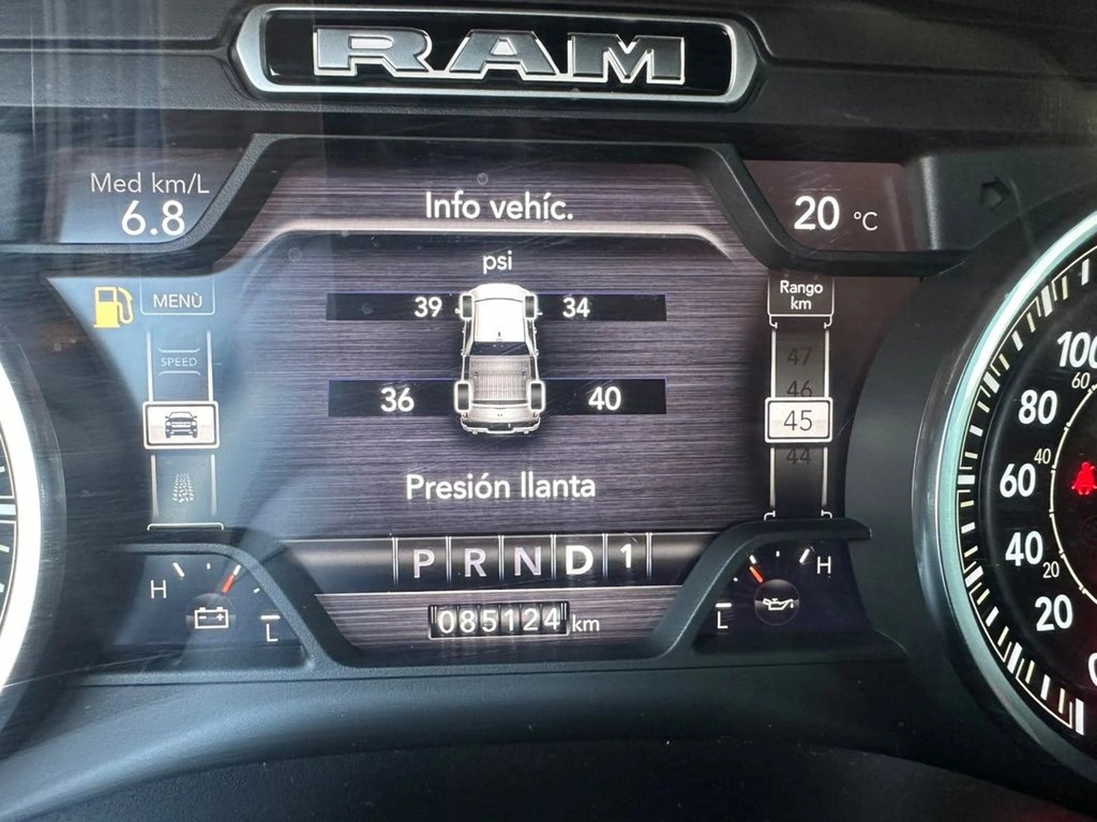 RAM 1500 BIG HORN CREW CAB 4X4 3.6 AUT 2022 - Imagen 14 de 17