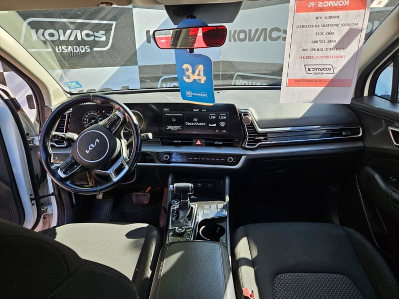 Kia SPORTAGE 2.0L  8AT  DSL 2022 - Imagen 9 de 19