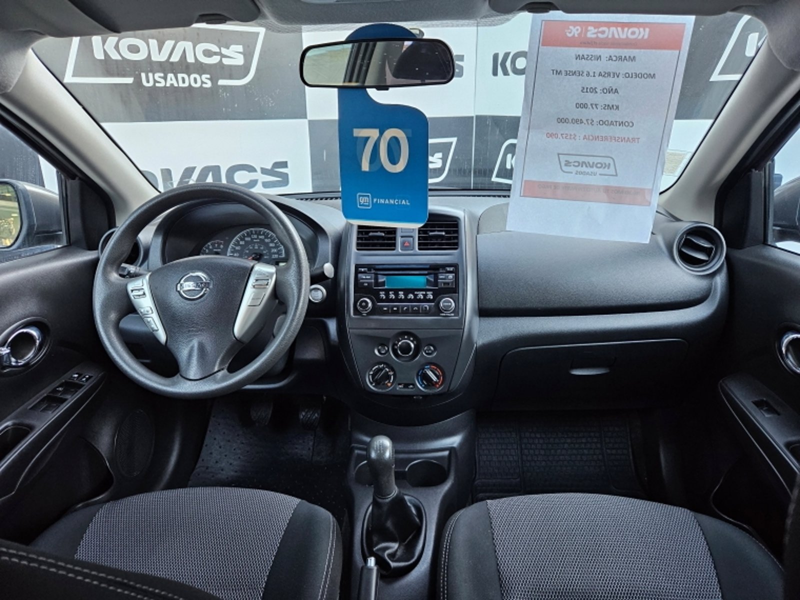 Nissan VERSA 1.6 SENSE MT 2015 - Imagen 9 de 19