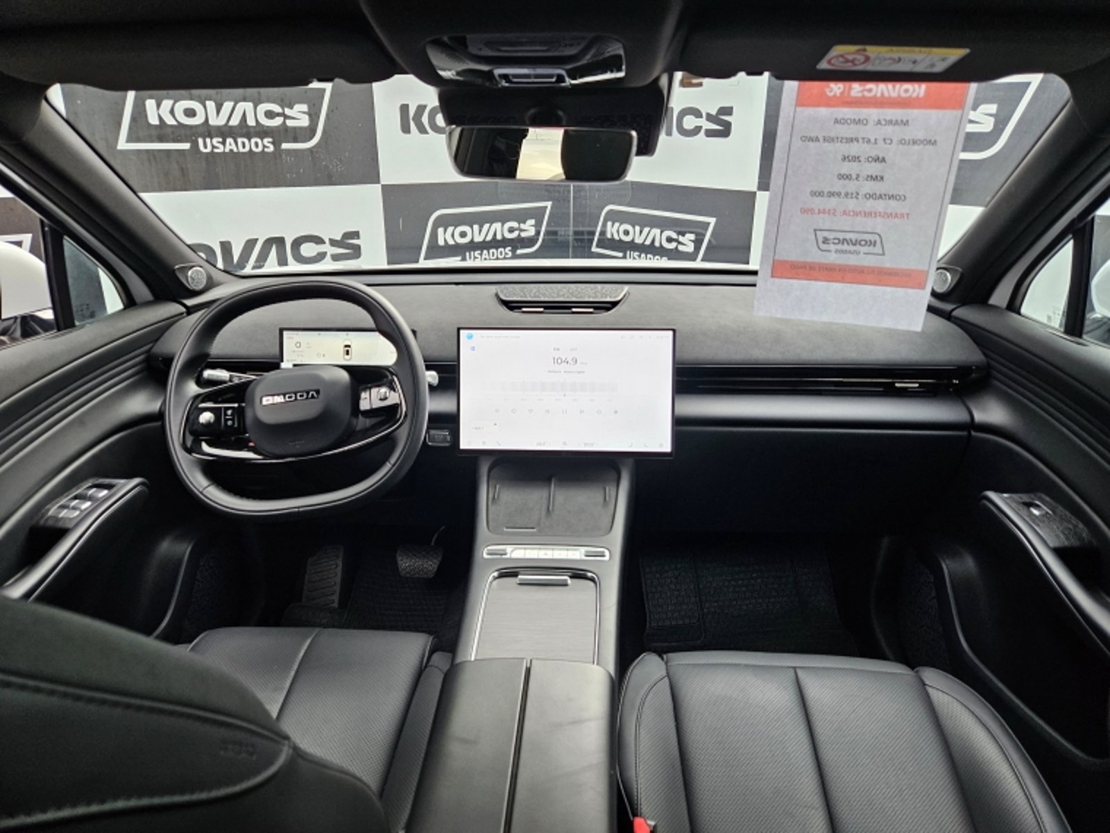 OMODA C7 1.6T PRESTIGE AWD 2026 - Imagen 10 de 20